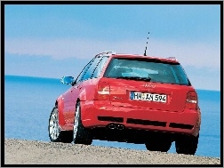 Tył, Czerwone, Audi RS4